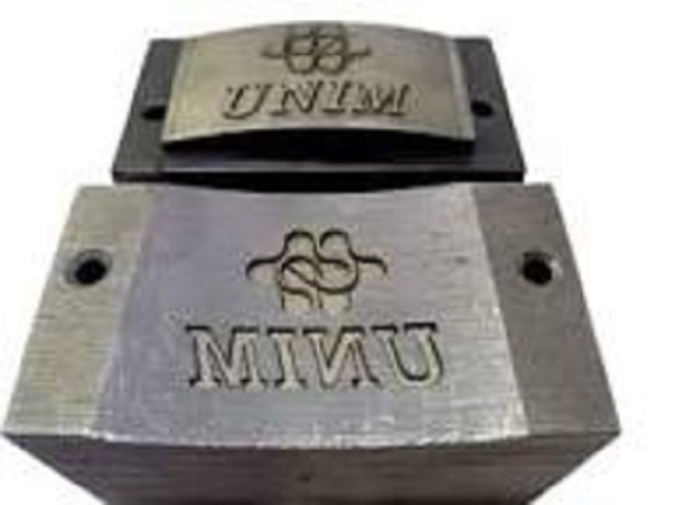 Sheet Metal Embossing - Color: Silver