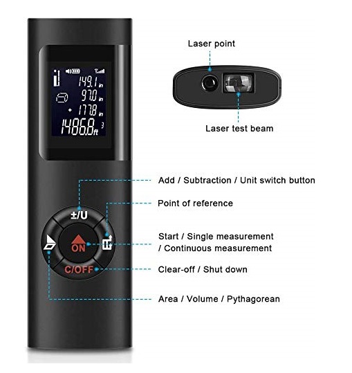 True Sense Laser Distance Meter, LDM-05