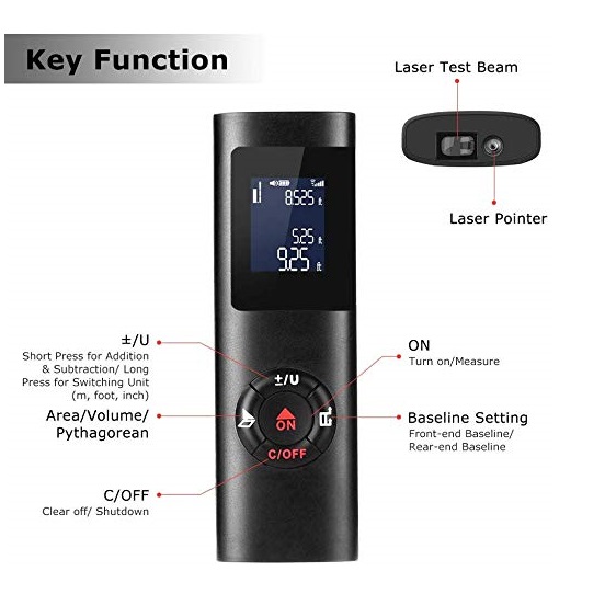 True Sense Laser Distance Meter, LDM-05