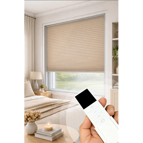 DGU Honeycomb Blinds Motorized