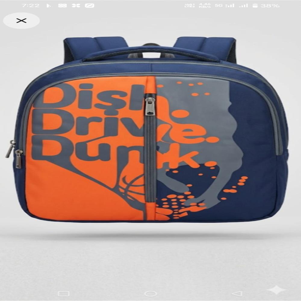 Nylon Printed Shoulder School Bag - Capacity: 35 L Ltr