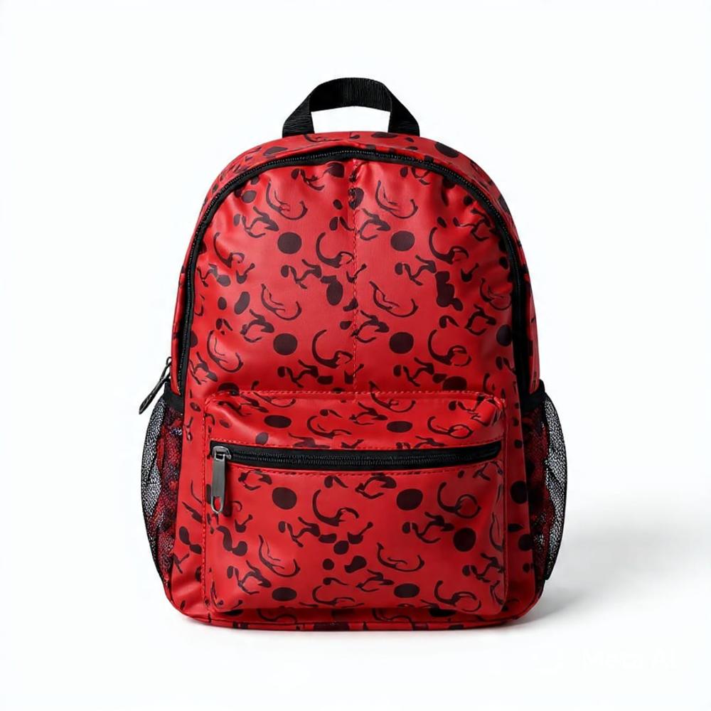 Nylon School Backpack Bag - Capacity: 28 L