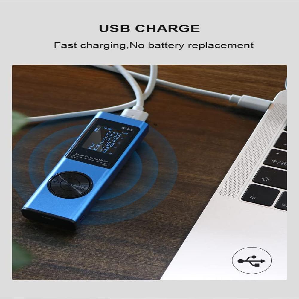 True Sense 80 Meters Portable Digital Mini Compact Laser Distance Meter, LDM-08