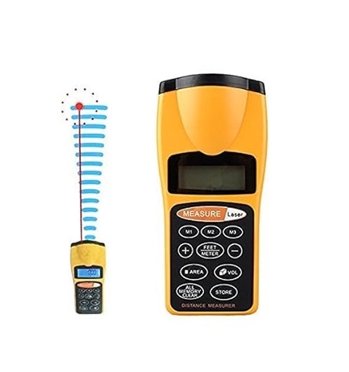 True Sense Ultrasonic Laser Point Distance Meter, CP-3007