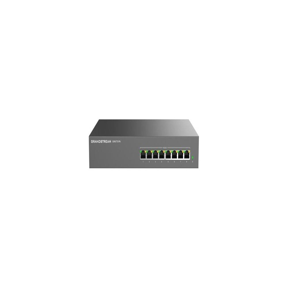 Grandstream GWN7701PA 8-Port Gigabit Ethernet Unmanaged PoE Switch