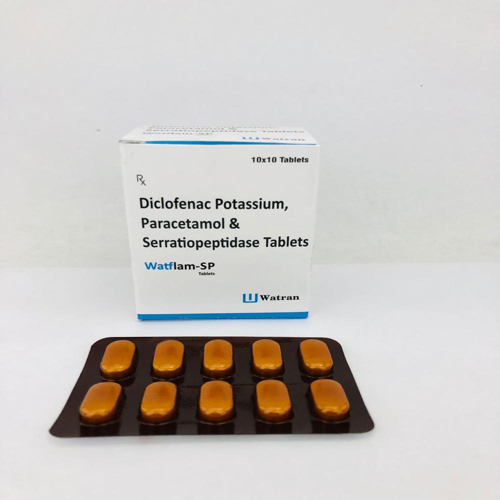 Diclofenac Pot. 50mg + PCM 325mg + Serratiopeptidase 10mg