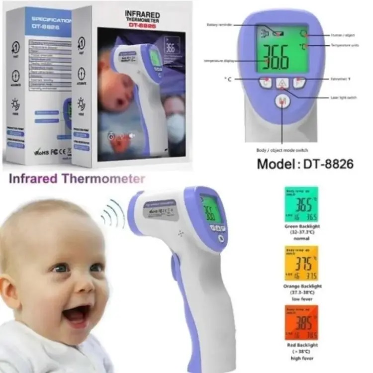 True Sense DT-8826 Infrared Non Contact Thermometer, FVT-01