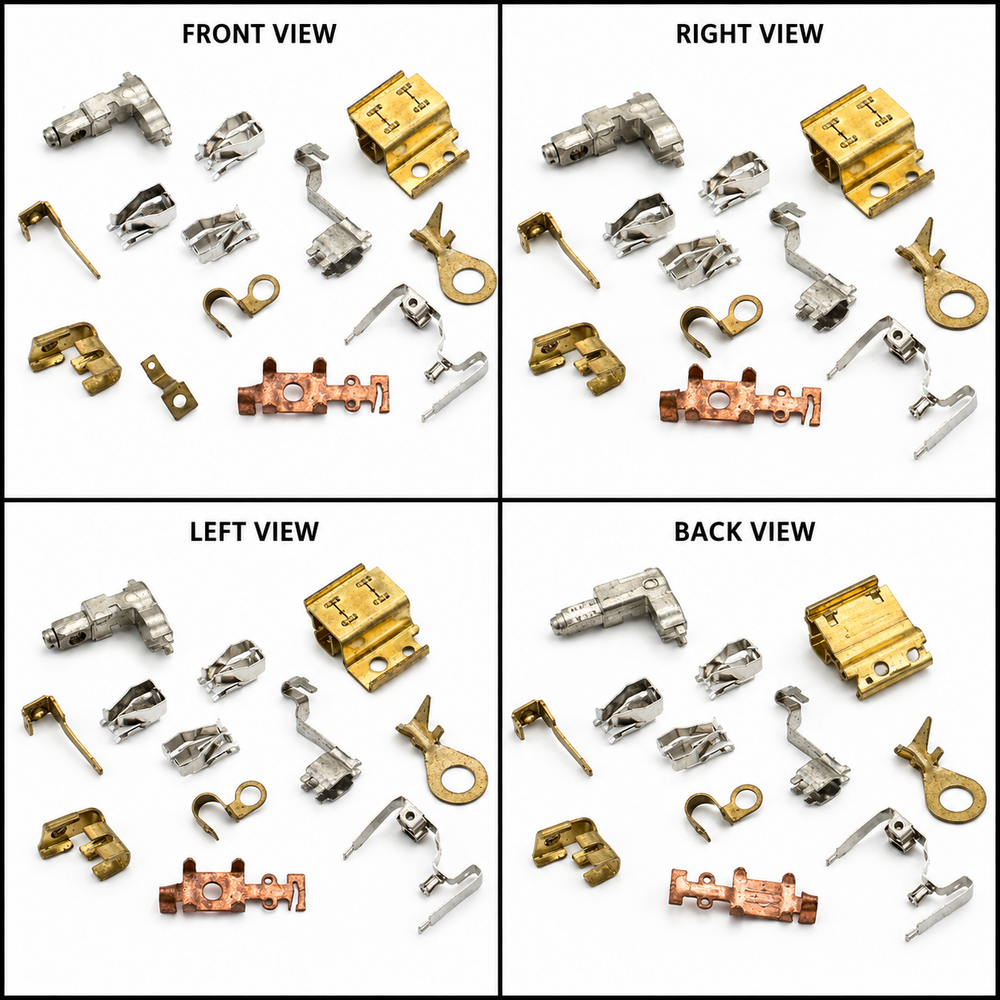 Electrical Components - Copper, Brass, Aluminium, Steel, Custom Dimensions, Electroplated, PCB/Panel Mount, Insulation >1000M