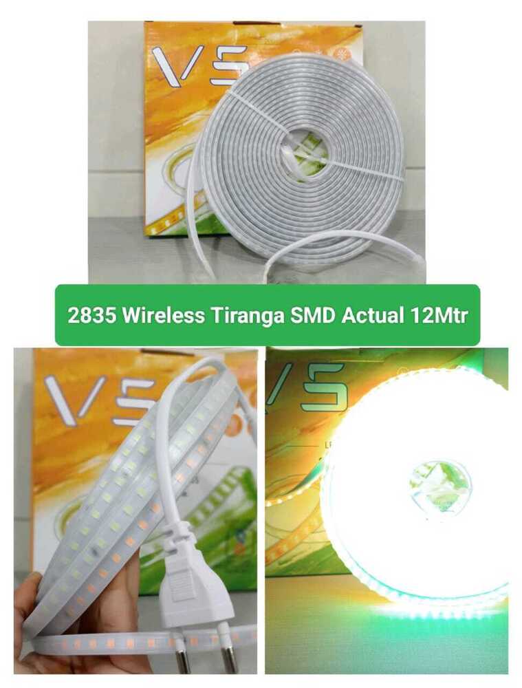 12 Mtr Wireless Tiranga SMD Strip Light