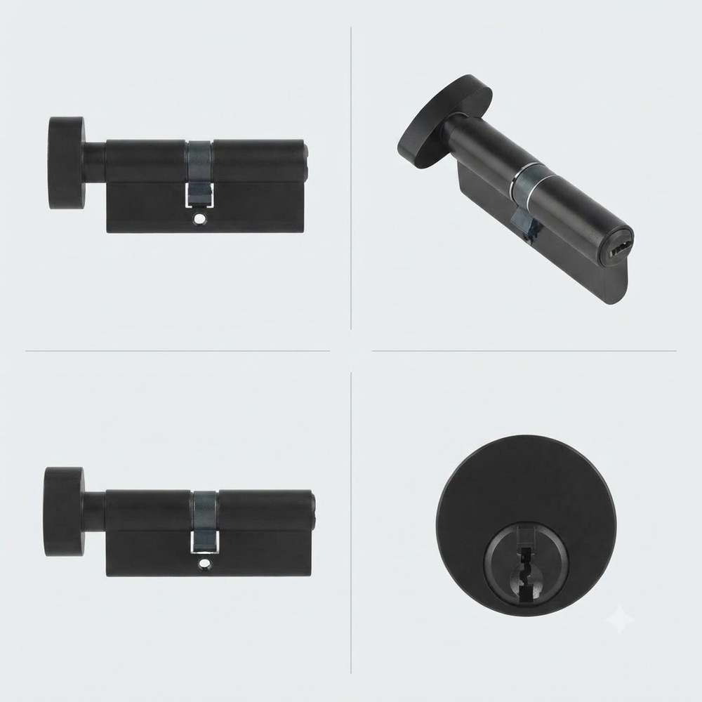 One Side Key One Side Knob - Color: Silver