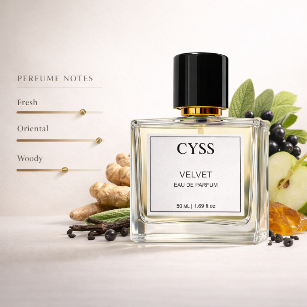 CYSS VELVET Long Lasting Unisex Perfume  Vanilla Fresh Premium Fragrance  50 ml Eau De Parfum