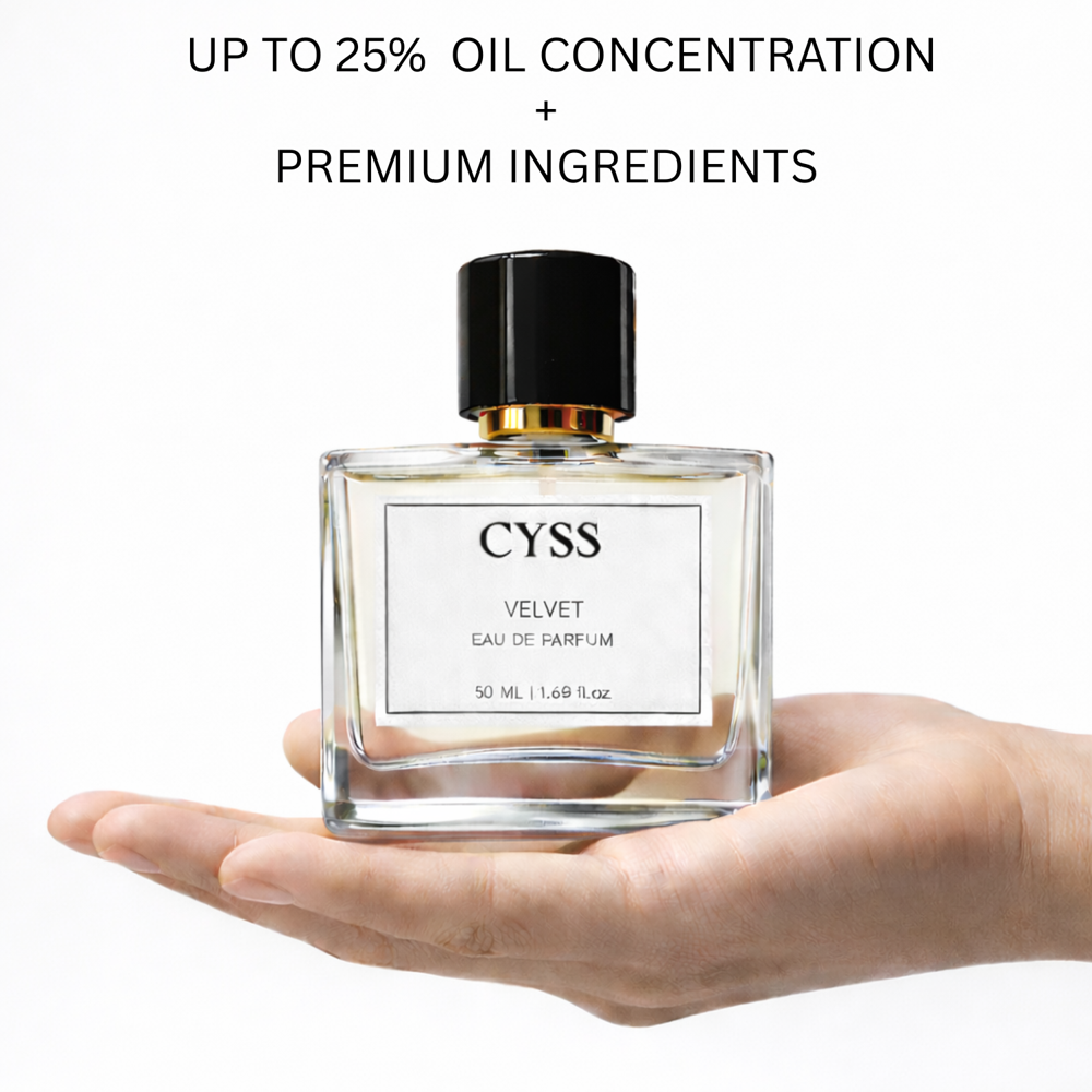 CYSS VELVET Long Lasting Unisex Perfume  Vanilla Fresh Premium Fragrance  50 ml Eau De Parfum