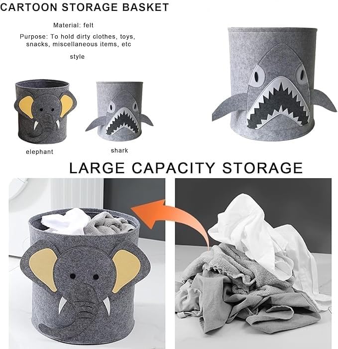 Cute Animal Laundry Basket