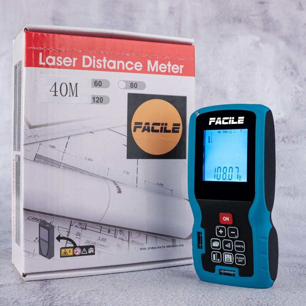 Laser Distance Meter - Color: Black Red