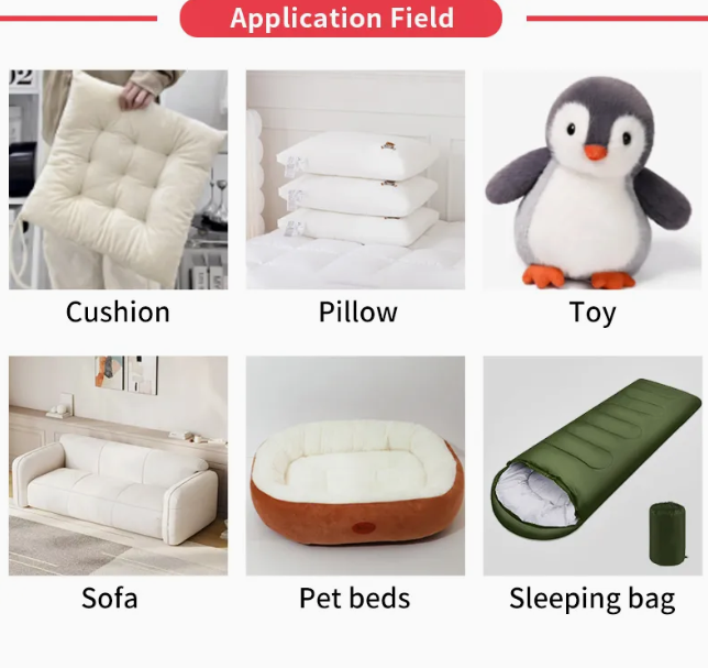 Polyester Fiber Opening Stuffing Cushion Production Line Automatic Pillow Filling Machine with Weighing