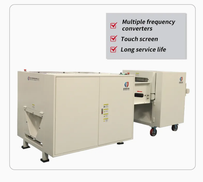 Polyester Fiber Opening Stuffing Cushion Production Line Automatic Pillow Filling Machine with Weighing