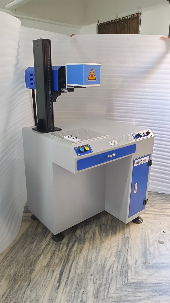 Non Metal Laser Marking Machine - Color: White