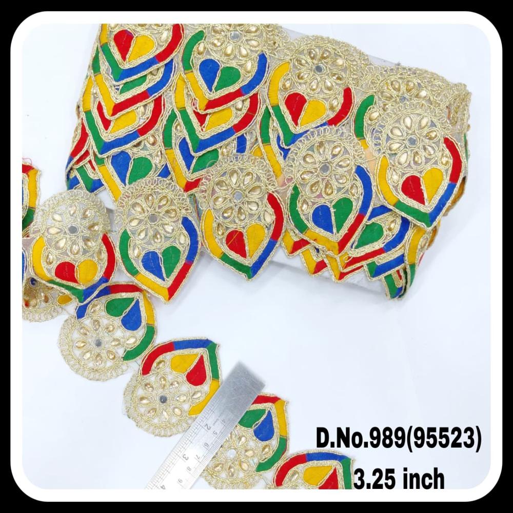 Lace, Butta lace, Multi butta lace, Patch lace