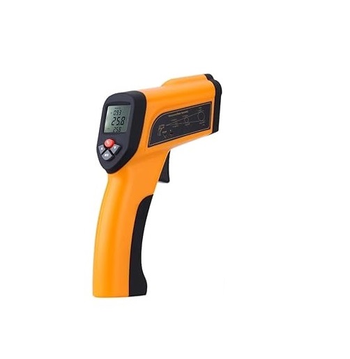 True Sense Yellow 1850 Degree Temperature Infrared Thermometer Pyrometer, IR-1850 