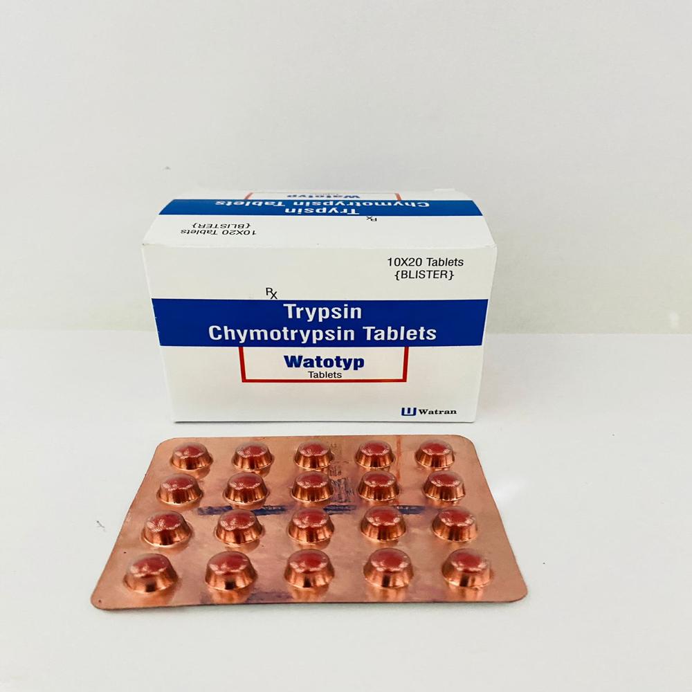 Trypsin Chymotrypsin 100000 Armour Units - Brand Name: Watotyp