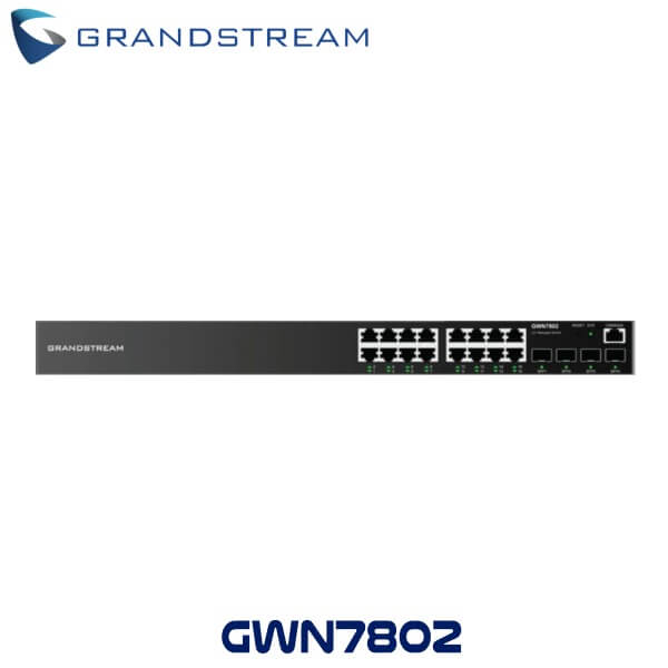 Grandstream GWN7802 16-Port Gigabit Ethernet Layer 2+ Managed Network Switch