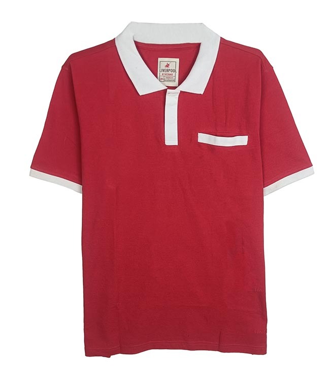 M11540 LIVERPOOL Mens Collar T-Shirts