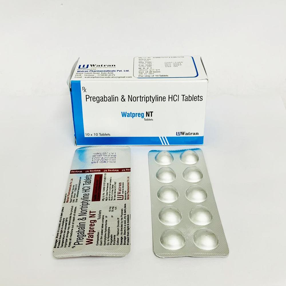 Nortriptyline 10mg + Pregabalin 75mg