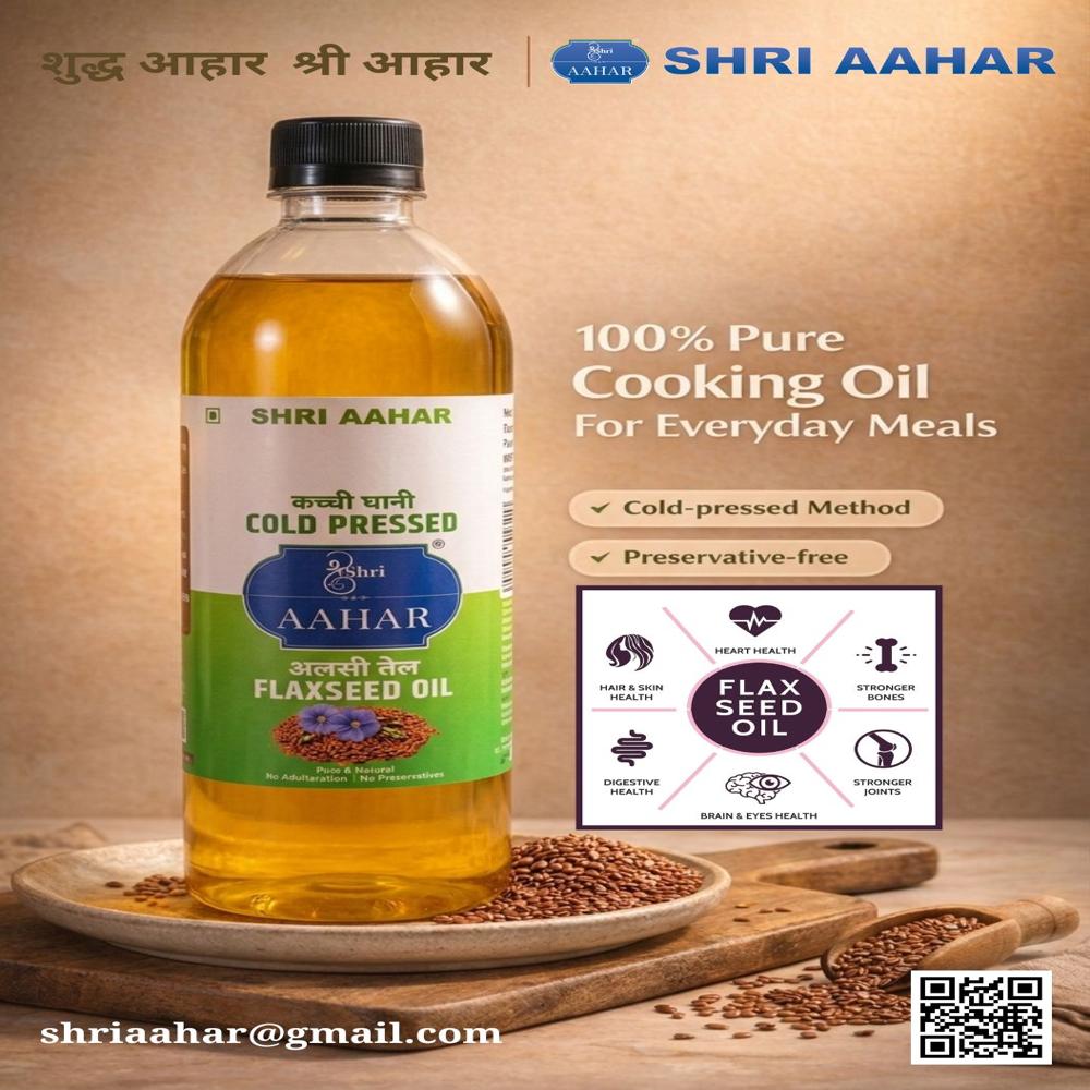 1ltr Cold Pressed Flaxseed Oil
