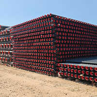 Dwc Sewage Pipes - Color: Black With Yellow Inner Lining