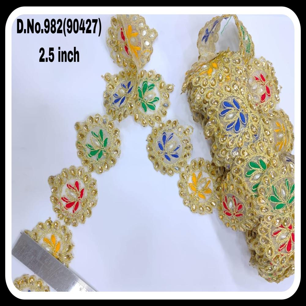 Lace, Butta lace, Multi butta lace, Patch lace