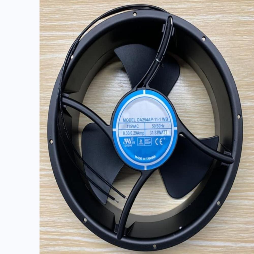 ORION OA254AP-11-1 WB 115V AC 0.30/0.29A 31/33W 25489mm 2 -Wire Industrial Axial Cooling Fan (METAL)