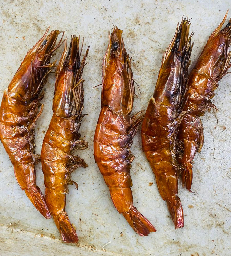 Dry Smoked Prawns