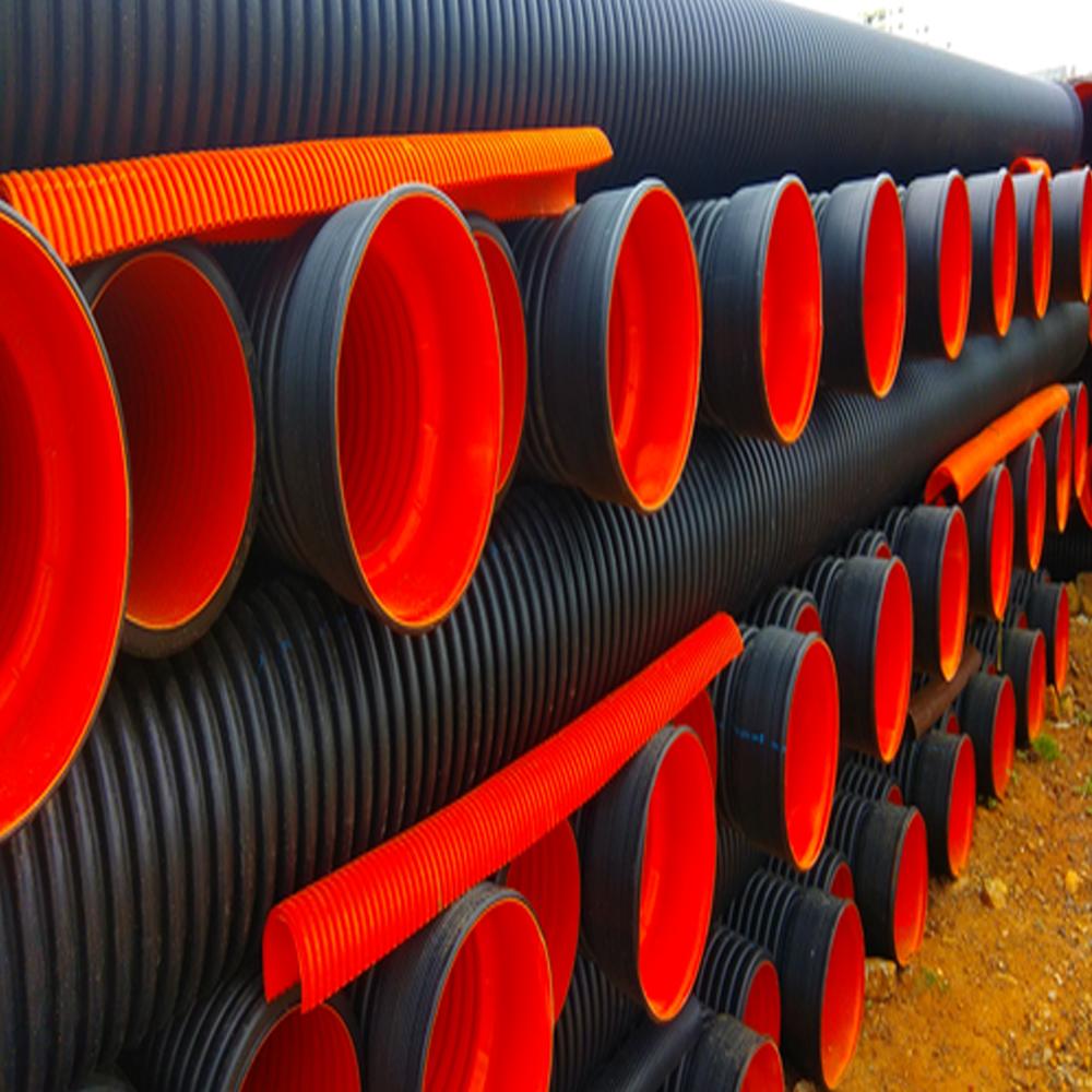 160mm Underground Dwc Pipe - Color: Black/orange