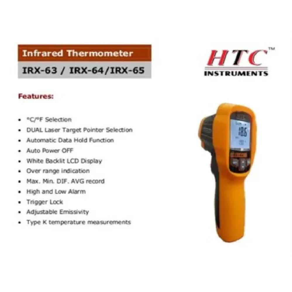True Sense HTC Dual Contact Infrared Thermometer, IRX-65