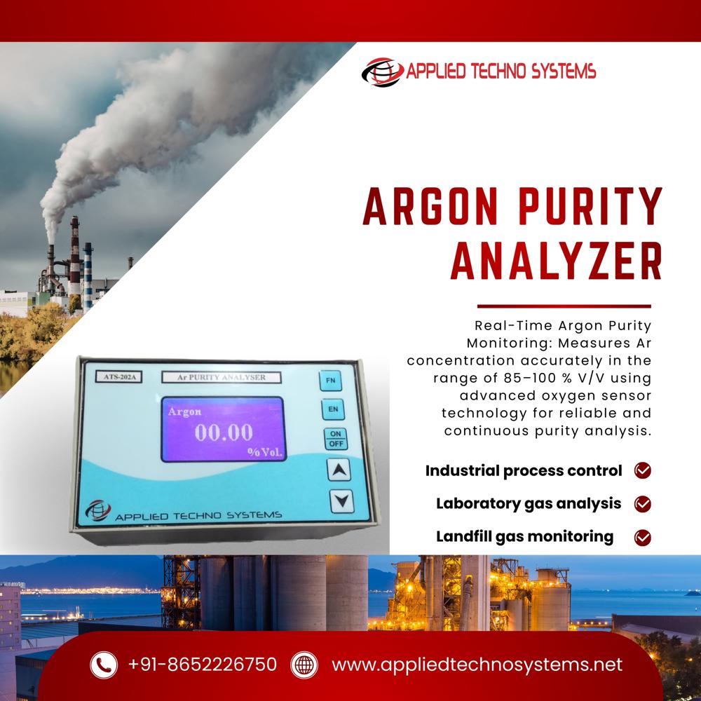 Argon Purity Analyzer - Accuracy: +/-2  %