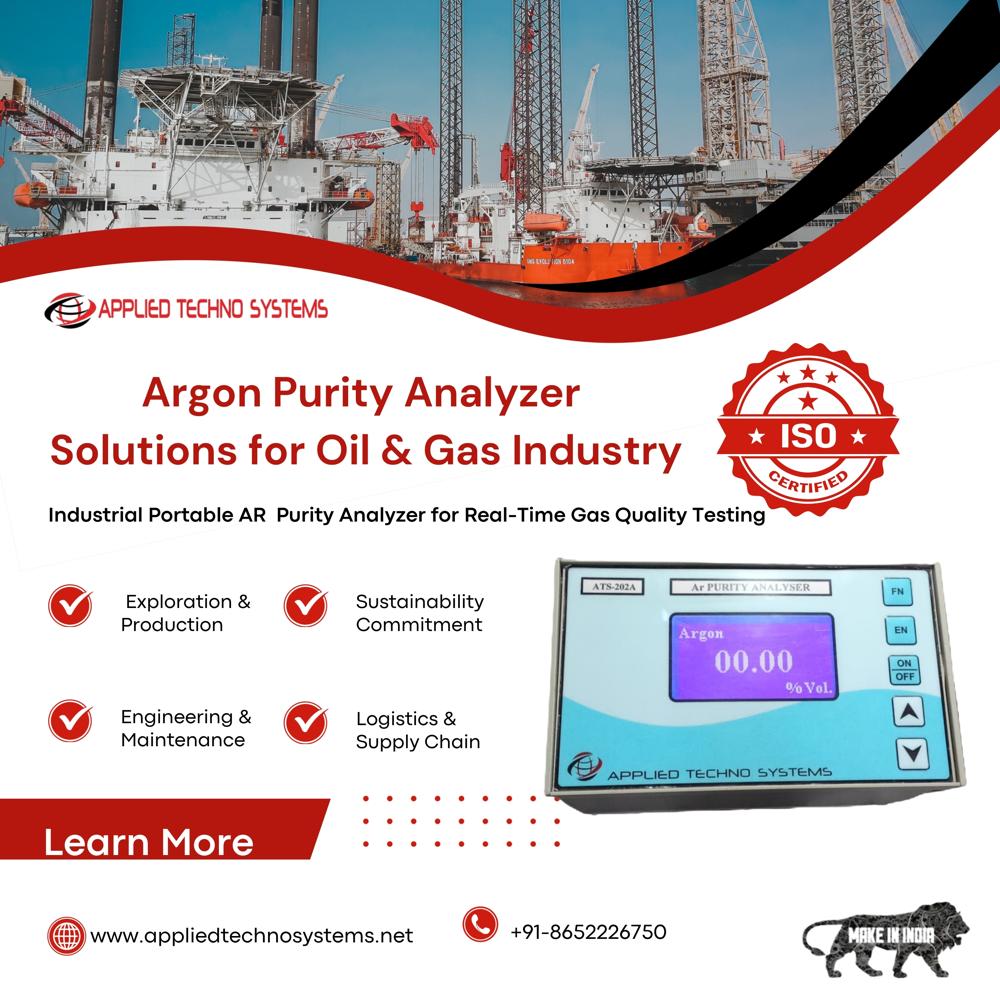 Argon Purity Analyzer - Accuracy: +/-2  %