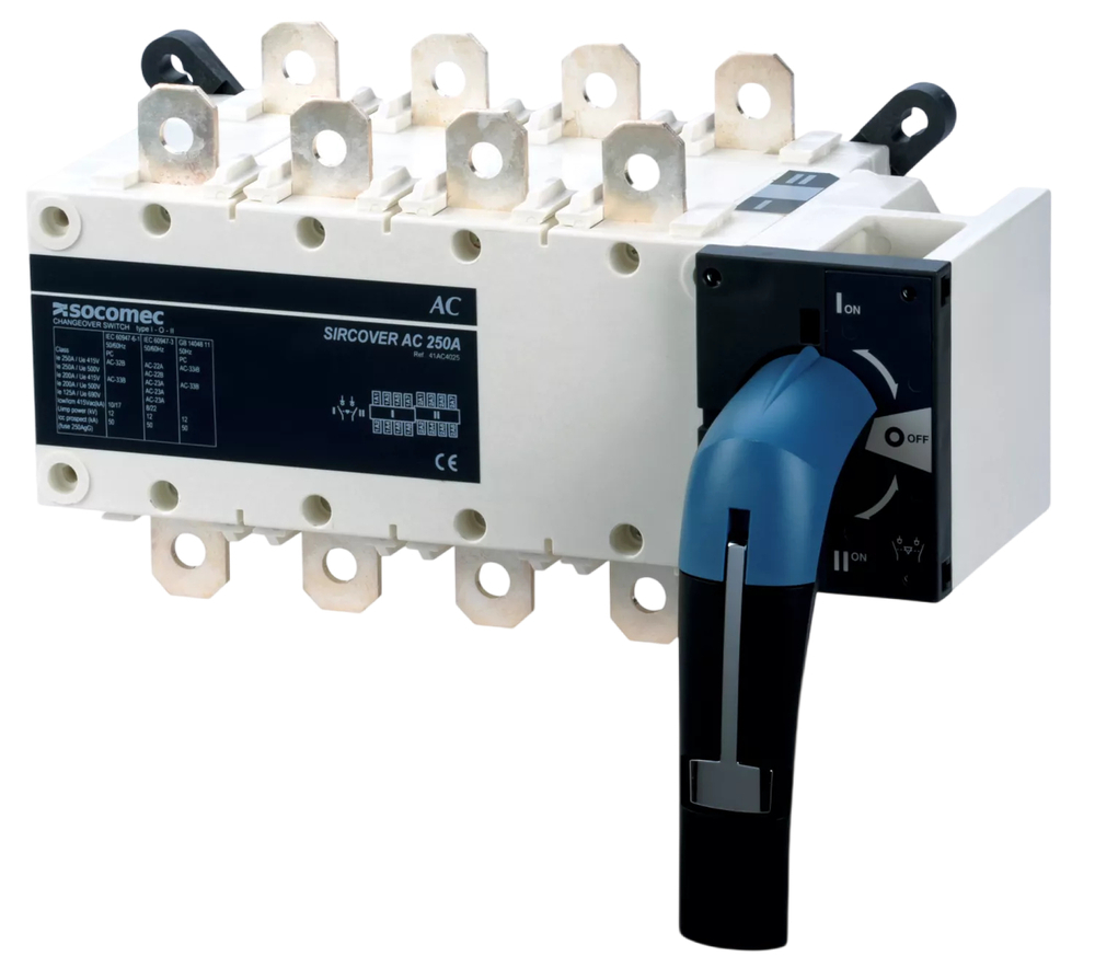 Socomec Manual Changeover Switch - Color: Grey/Black