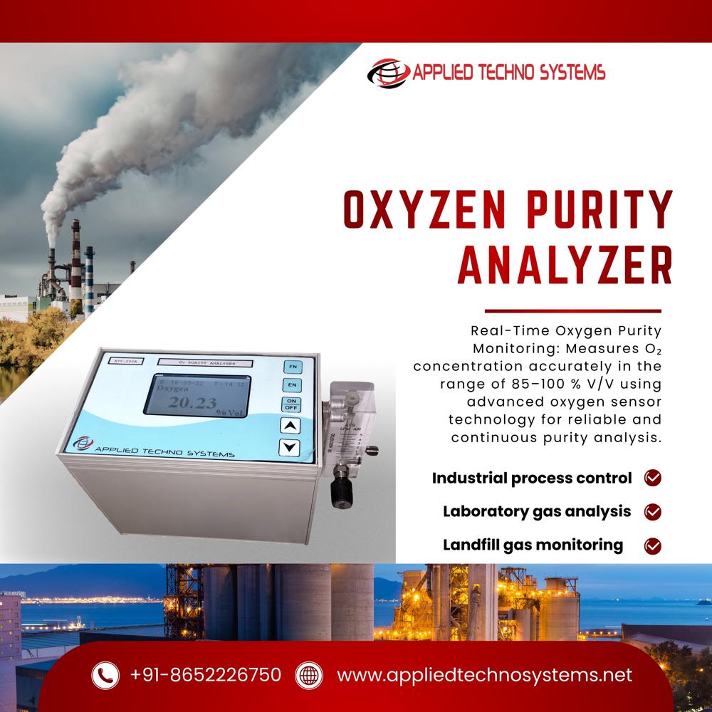 Online Oxygen Purity Analyzer - Accuracy: +2  %