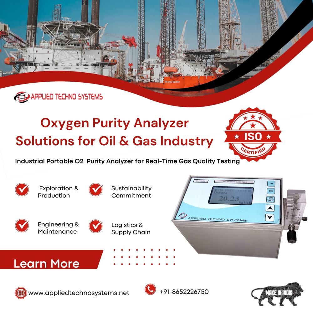 Online Oxygen Purity Analyzer - Accuracy: +2  %