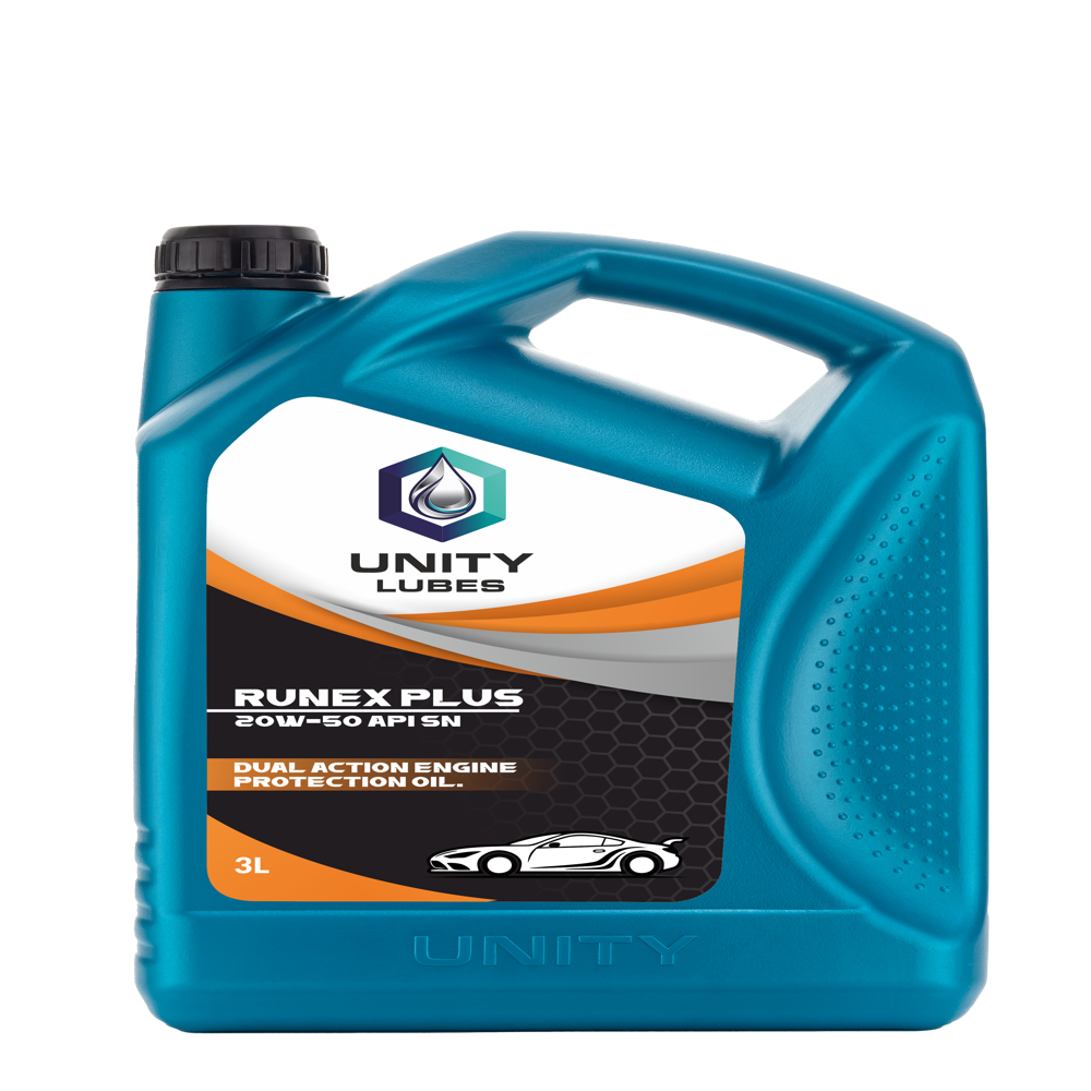 UNITY RUNEX PLUS 20W-50 API SN++ 3LTR