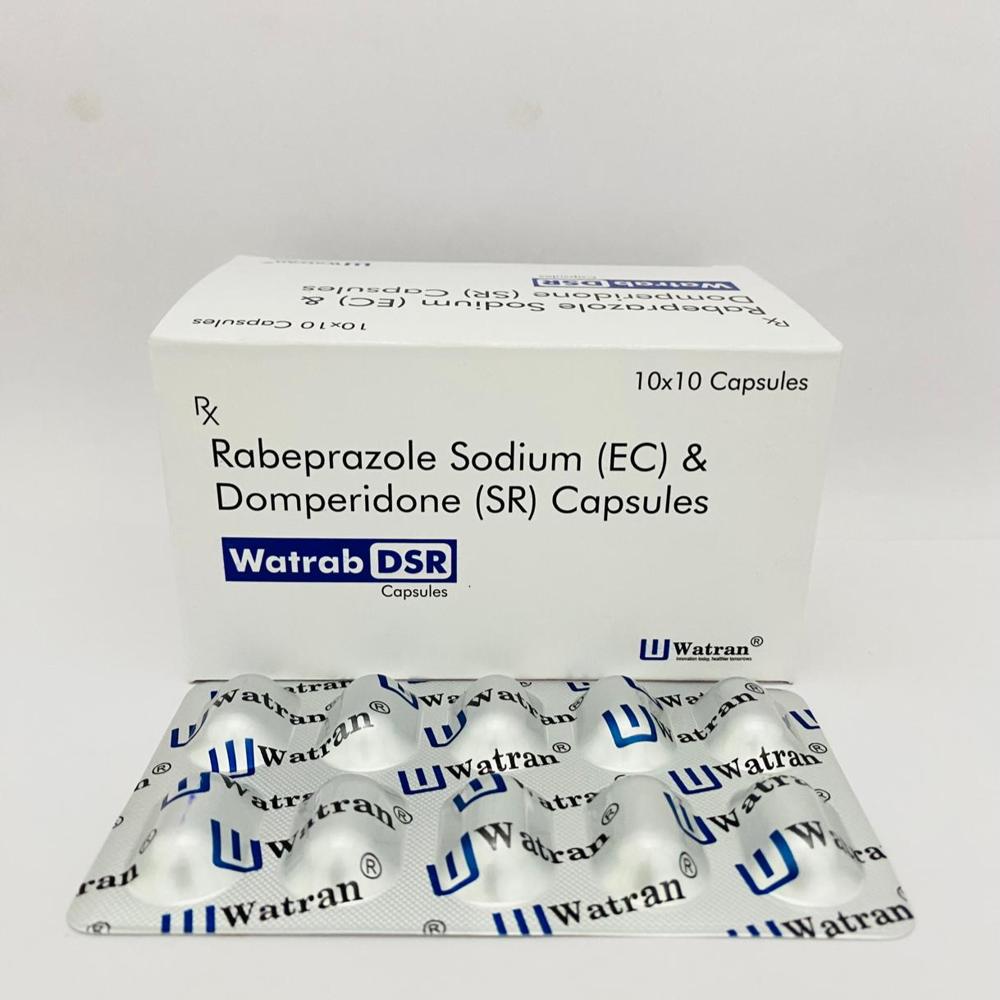 Rabeprazole sodium 20mg + Domperidone 30mg Capsules