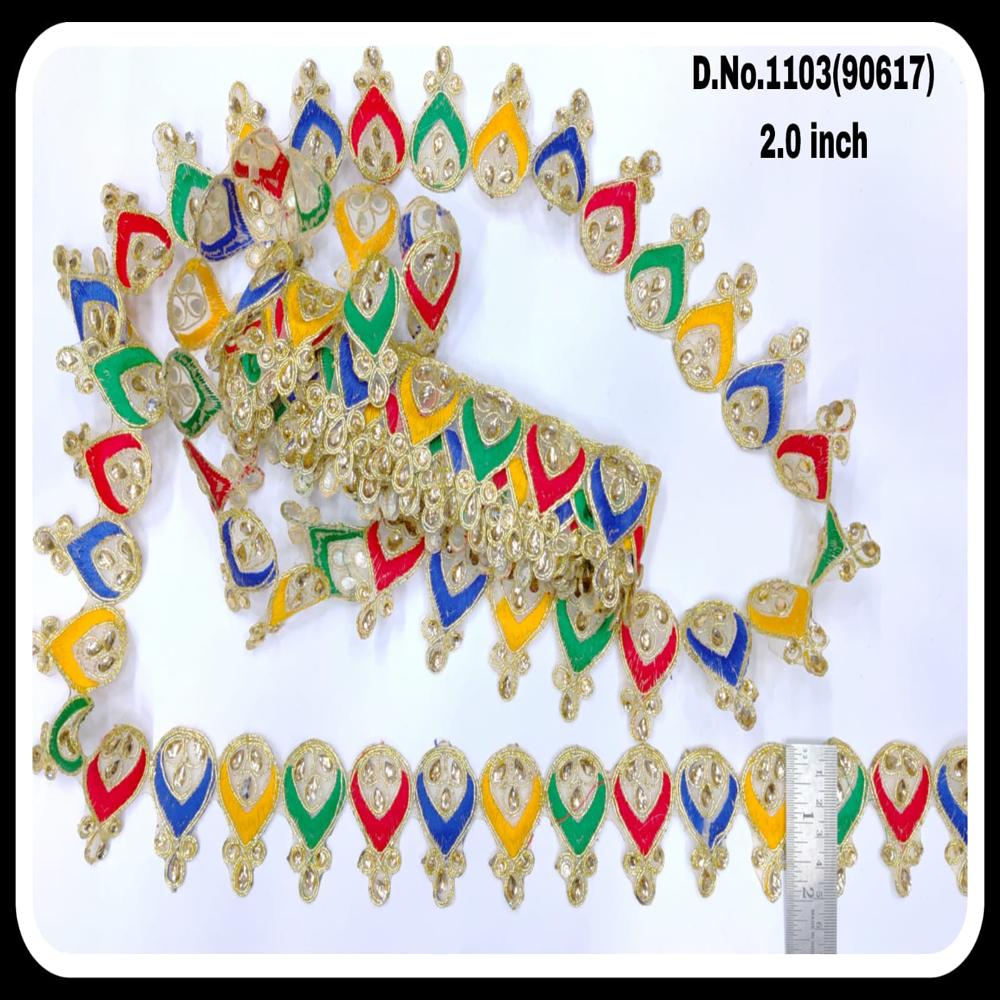 Lace, Butta lace, Multi butta lace, Patch lace