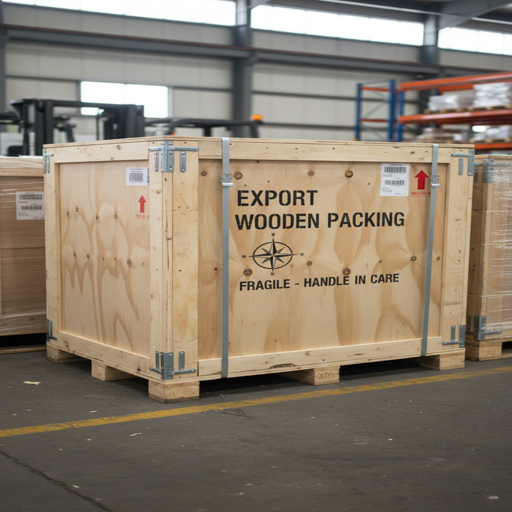 Export Wooden Packing - Coating Type: Ispm-15 Treatment