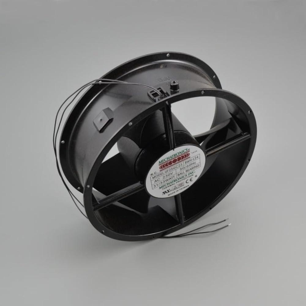 Mechatronics UF25GC23 BTHR 230V AC 31/33W Brushless Air Cooling Fan 1650RPM 25489mm 2Wire (Metal)