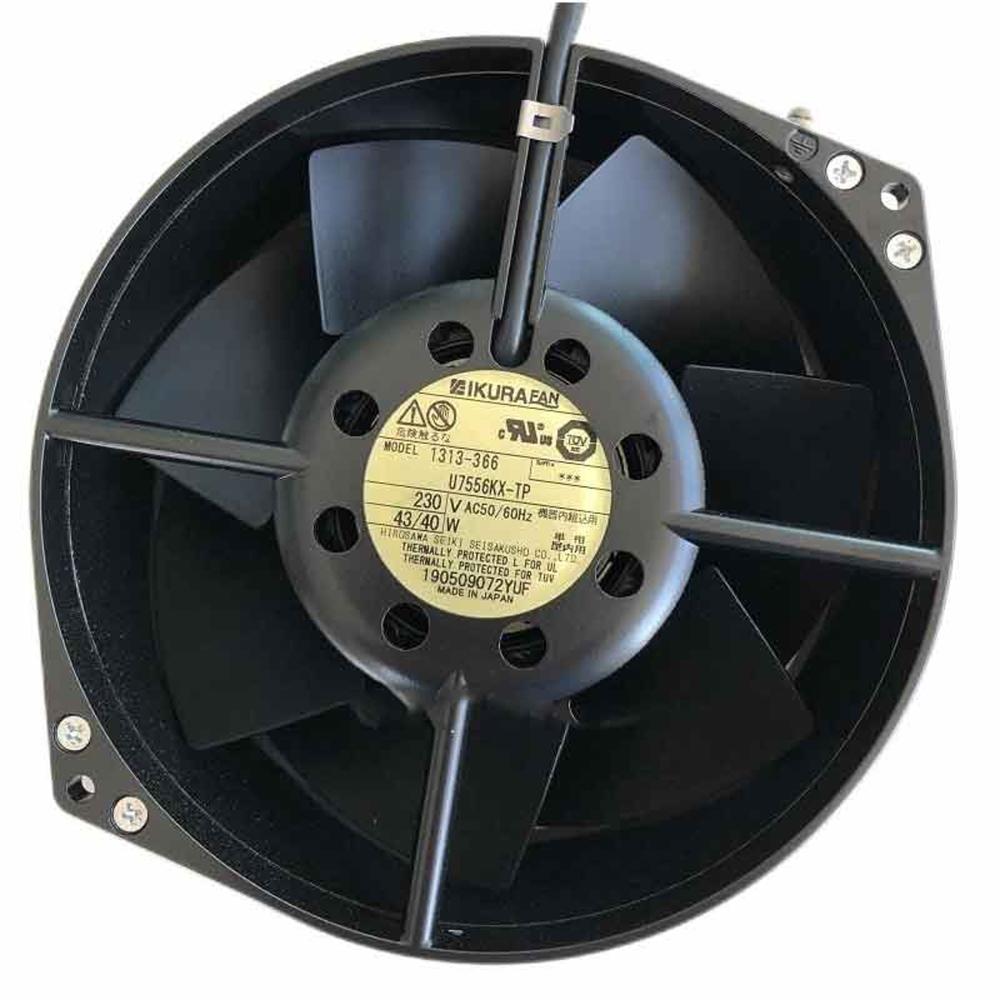 IKURA US7556KX-TP 230V AC 43/40W 17251mm Ball Bearing Industrial Axial Cooling Fan (METAL)