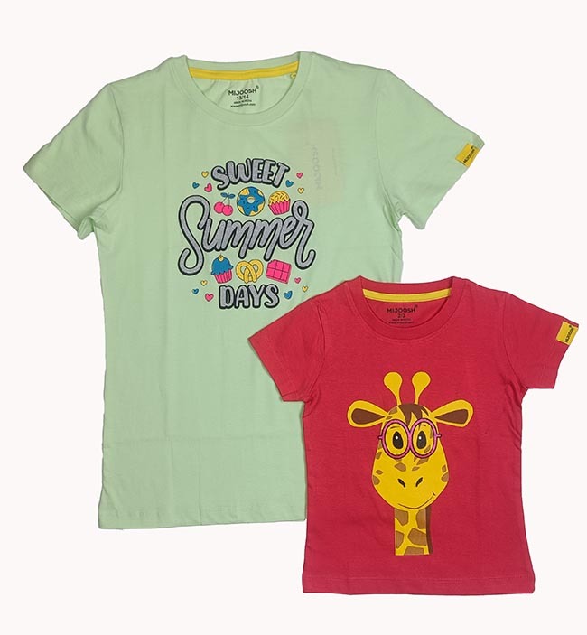 K22160 Boys and Girls Printed T-Shirts