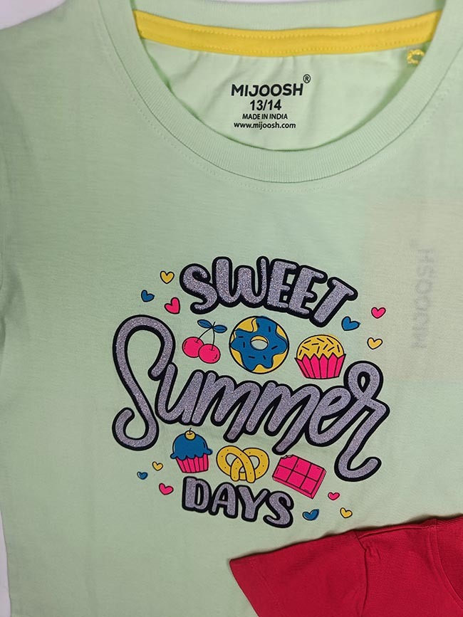 K22160 Boys and Girls Printed T-Shirts