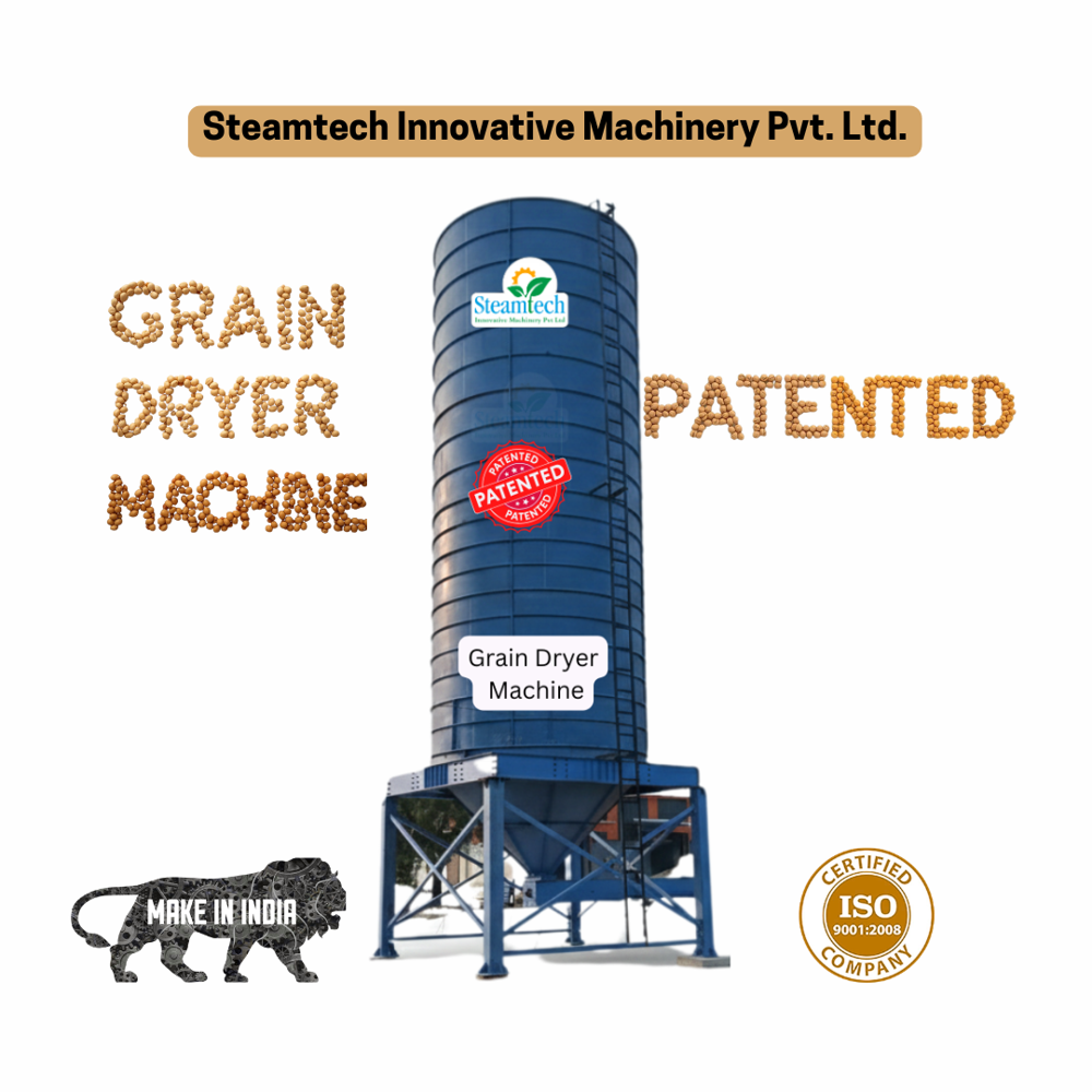 Grain Dryer Machine 8 Tonns Per Hour - Color: Blue