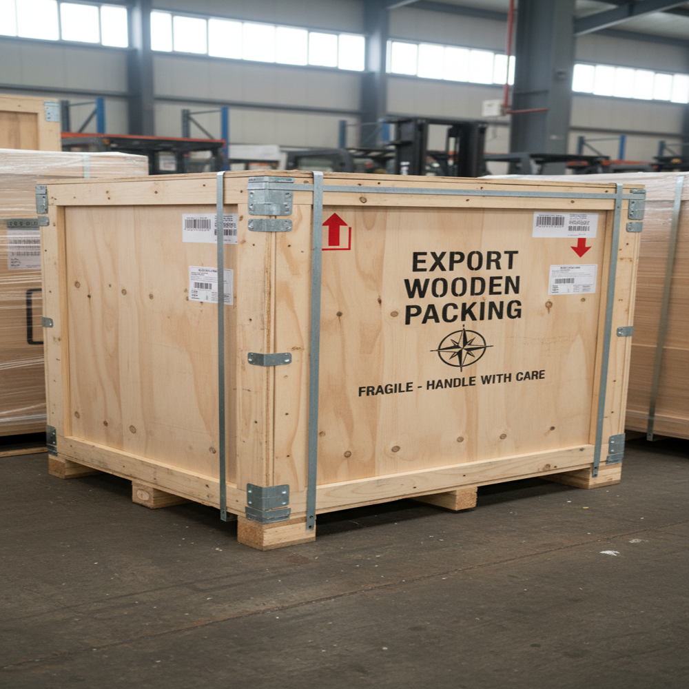 Export Wooden Packing - Coating Type: Ispm-15 Treatment