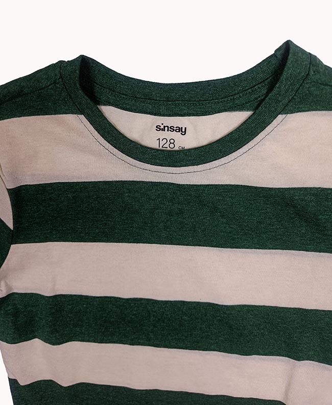 B16488 Sinsay Boys Rugby Striped T-Shirts